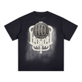 Square Patch Dragon Chaser Washed T-Shirt