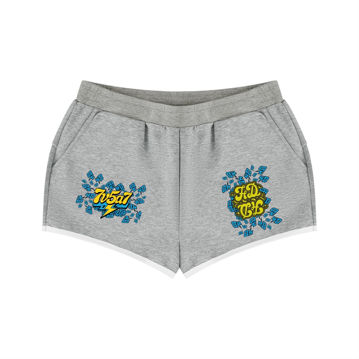Women's Retro Contrast Binding Shorts
