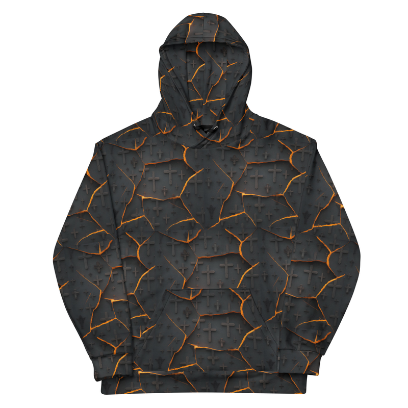Lava Lord Oversized Hoodie | Premium Heavyweight Unisex Streetwear / 2XS