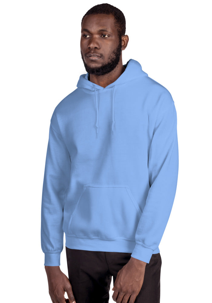 Crown & Concrete – Shogun Siege Hoodie (Midnight Black) / Carolina Blue / 5XL
