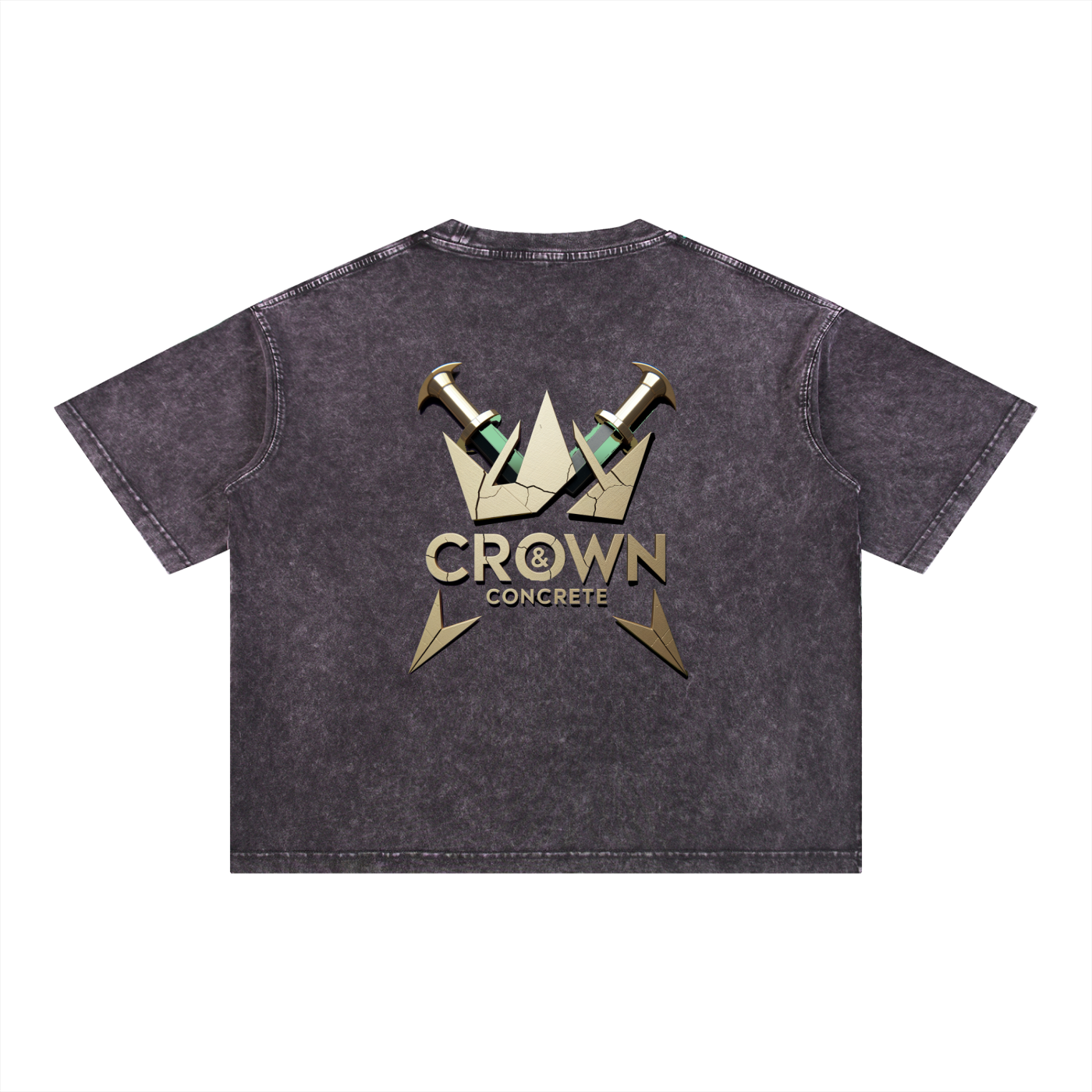Mineral Wash NO BS Boxy Cotton T-Shirt