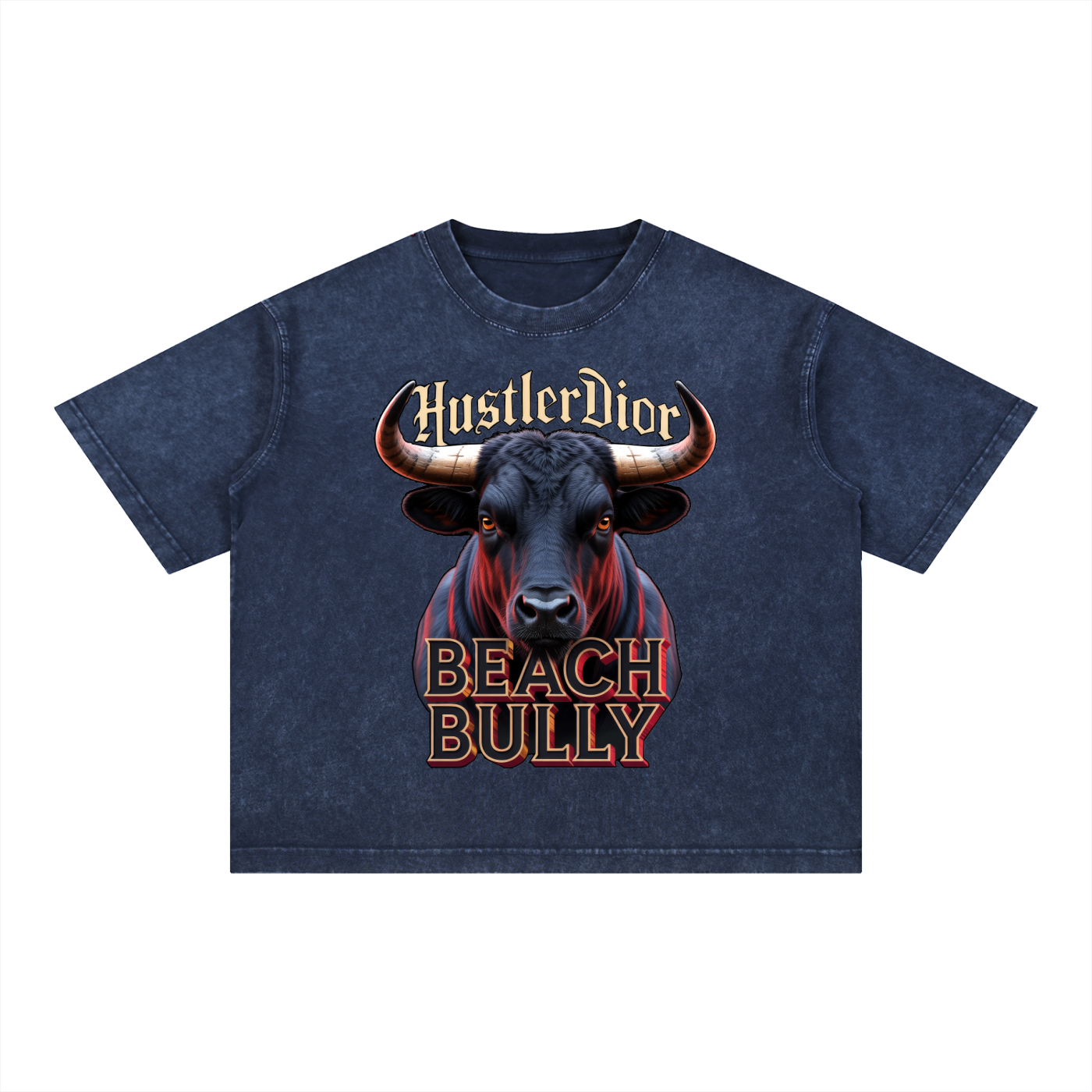 Mineral Wash NO BS Boxy Cotton T-Shirt