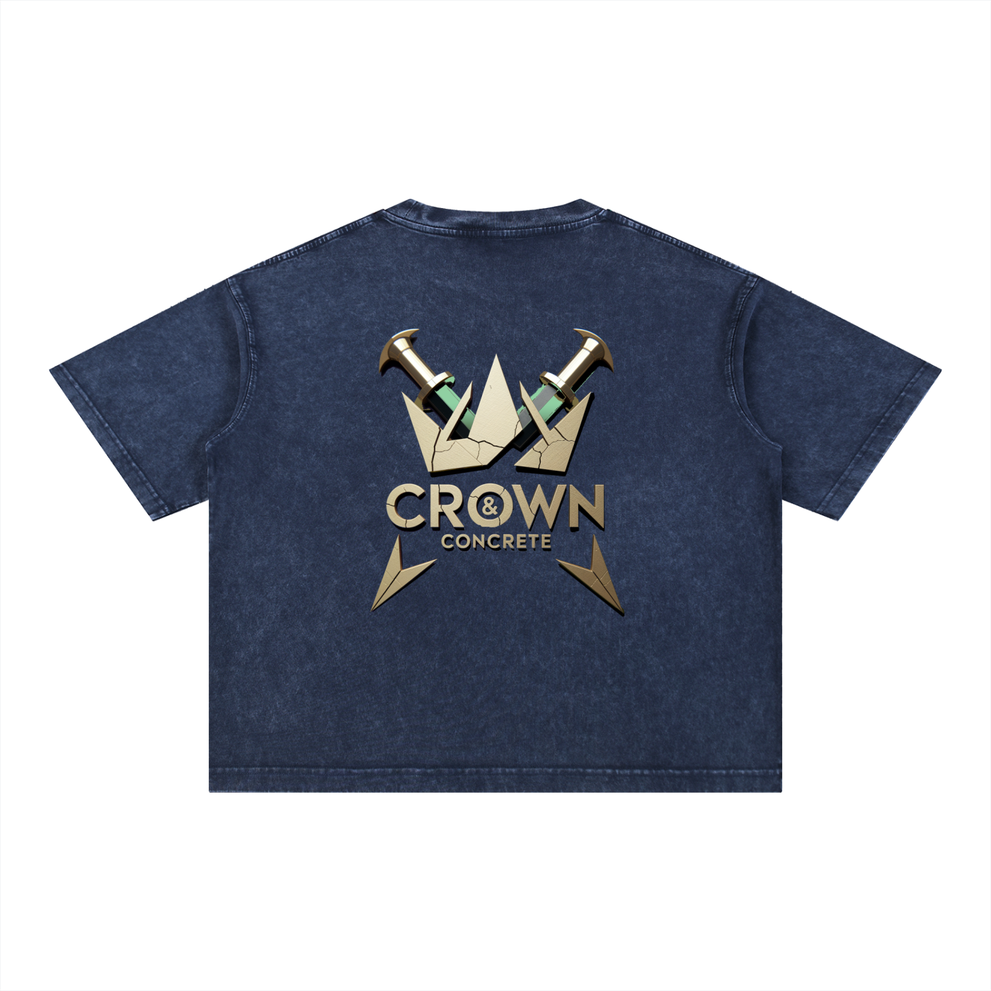 Mineral Wash NO BS Boxy Cotton T-Shirt