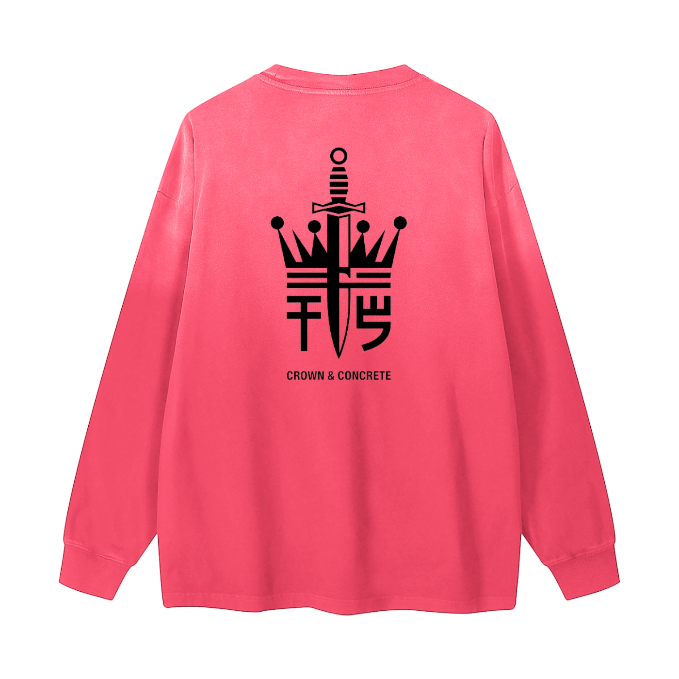 Gradient Washed Long Sleeve T-Shirt