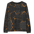 Lava Ashes"" Longsleeve T-Shirt Unisex cotton sweatshirt retro y2k / 2XS