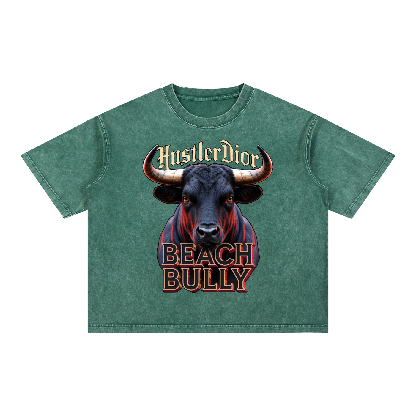 Mineral Wash NO BS Boxy Cotton T-Shirt