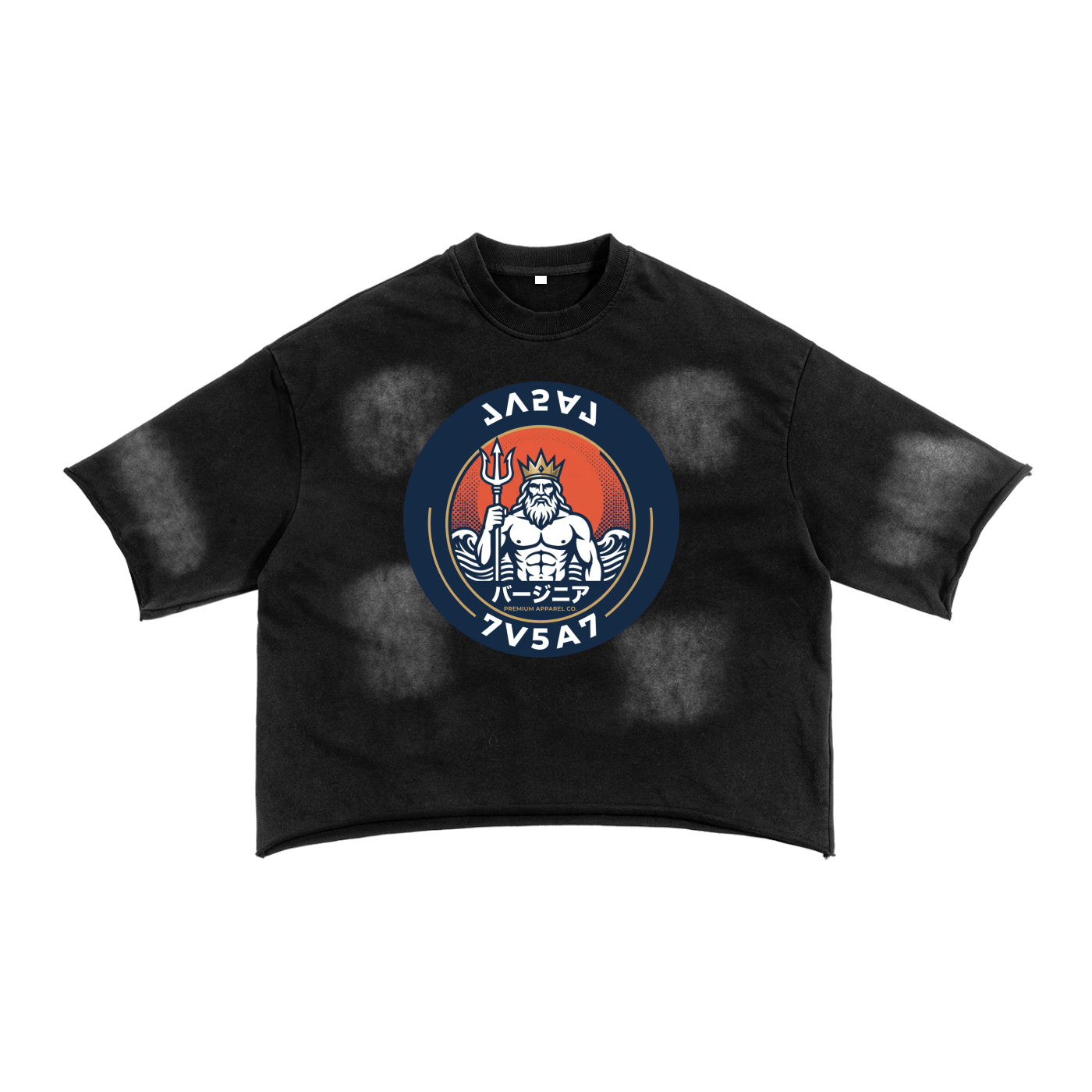 Sunfade French Terry Raw Edge T-Shirt