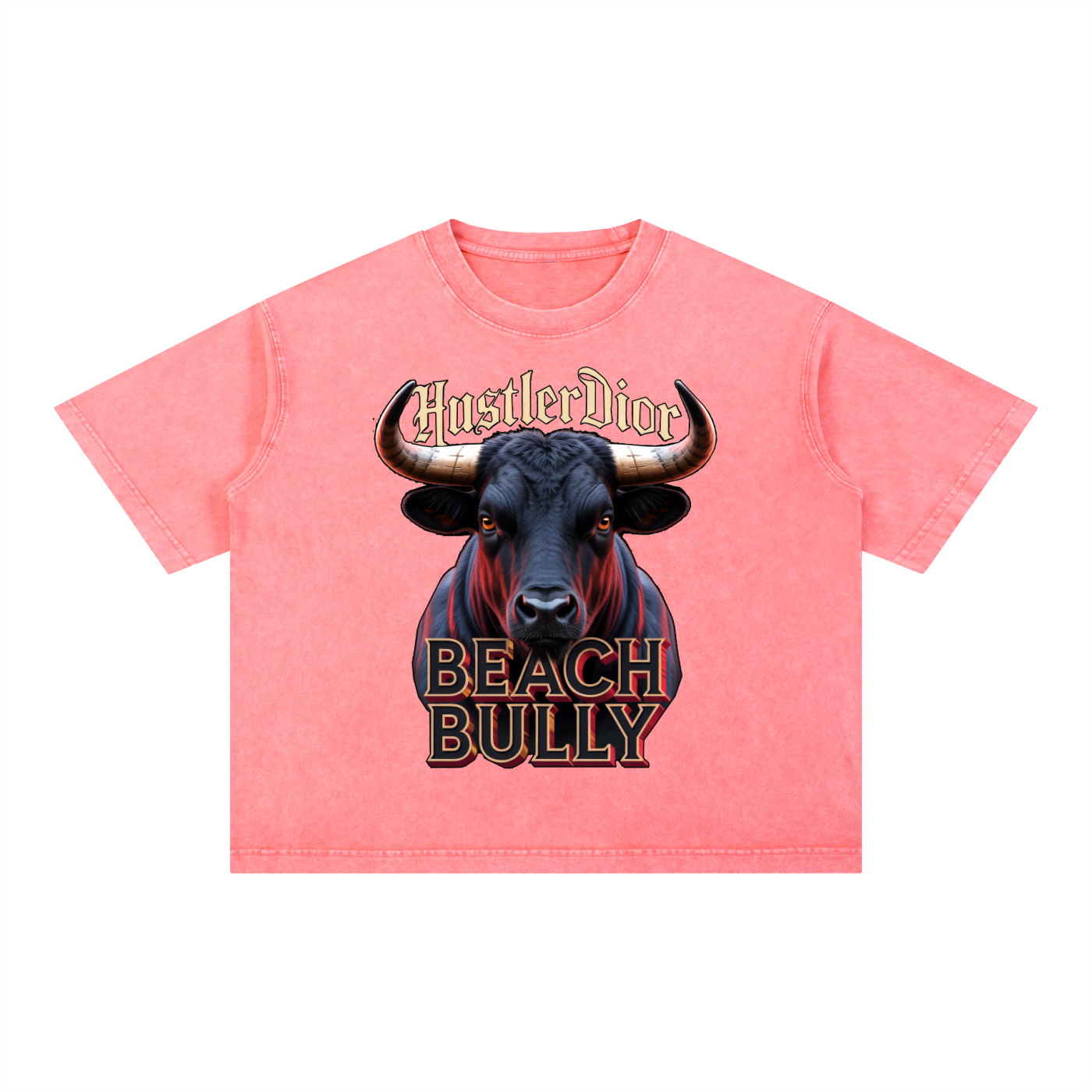 Mineral Wash NO BS Boxy Cotton T-Shirt
