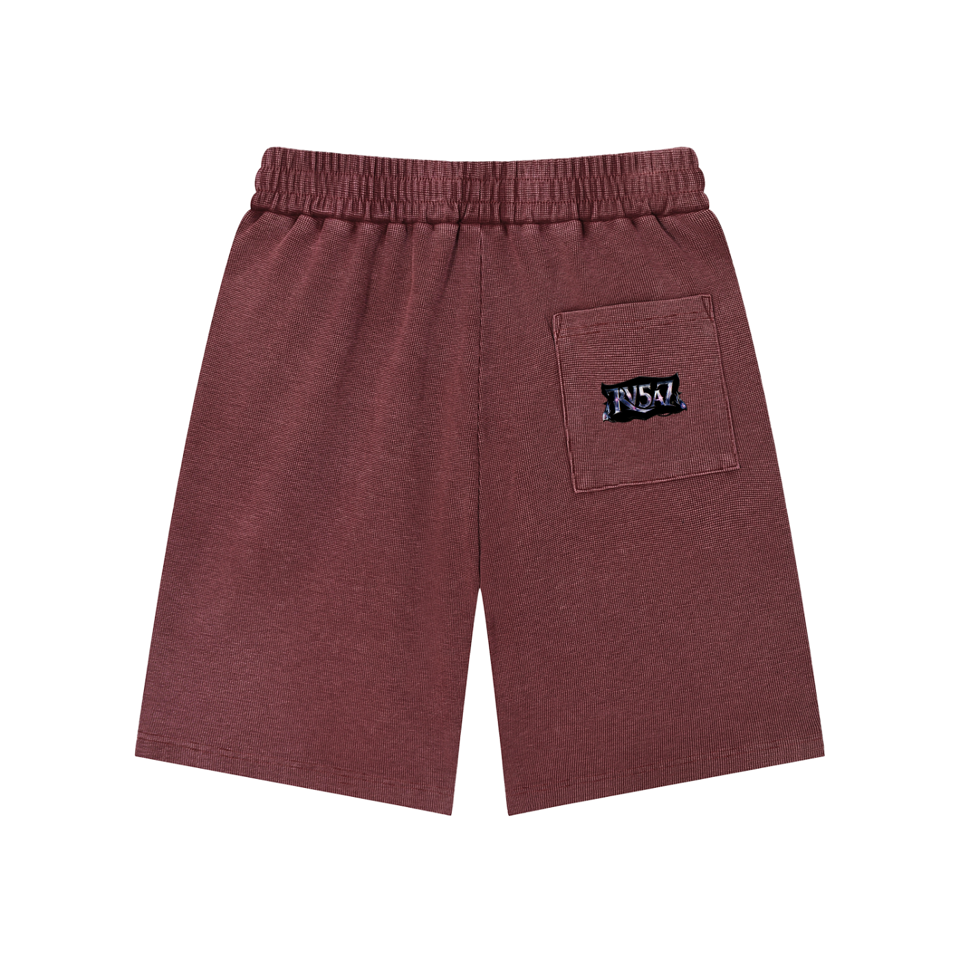 BUFU Wash Waffle Knit Shorts