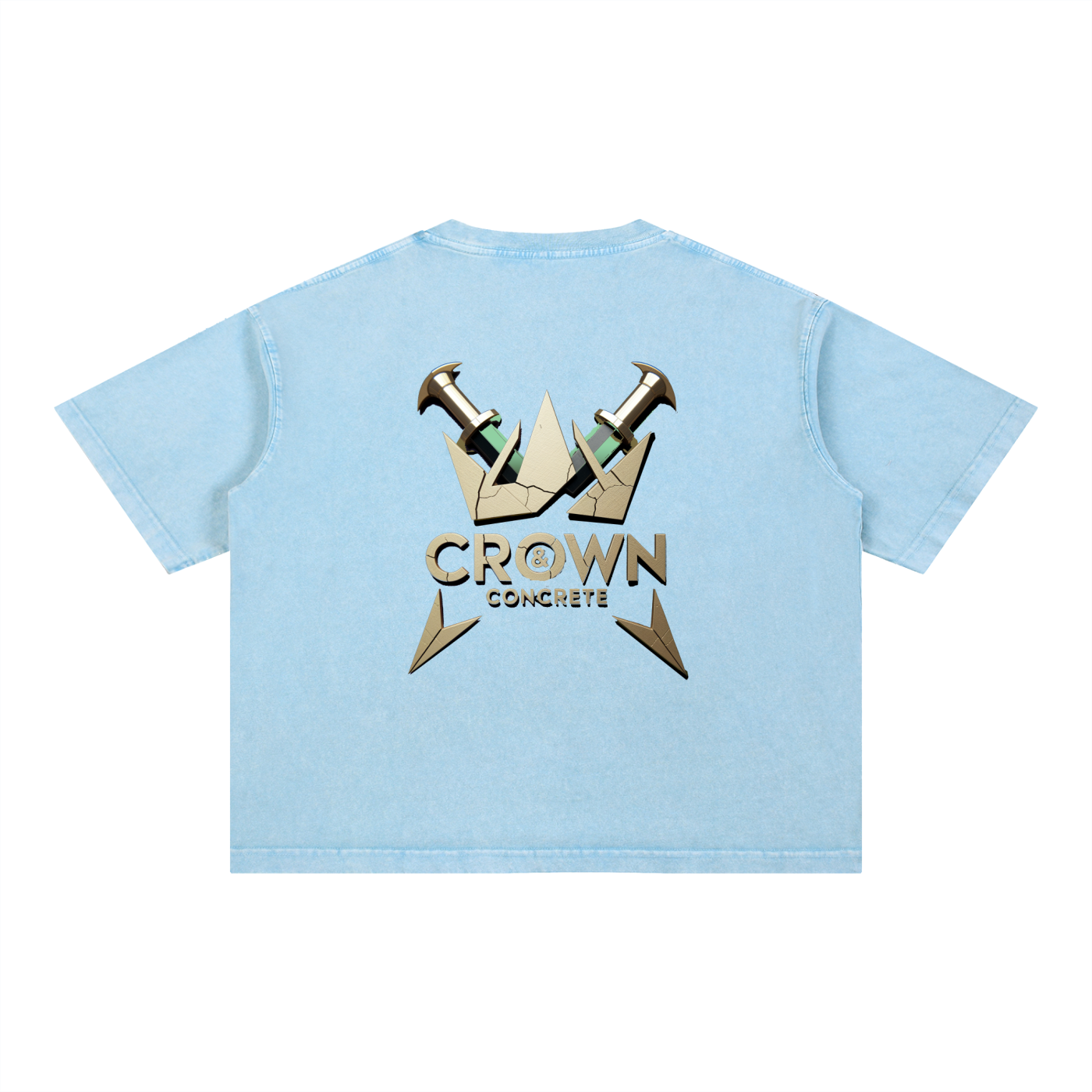 Mineral Wash NO BS Boxy Cotton T-Shirt