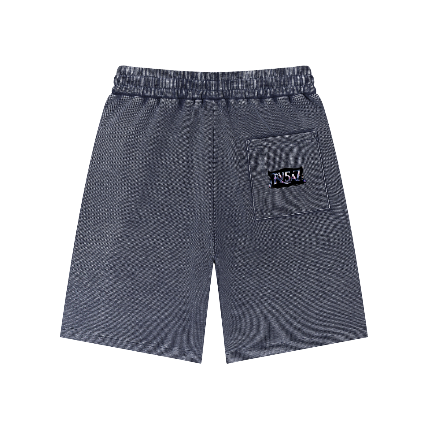 BUFU Wash Waffle Knit Shorts