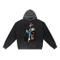 Vintage Washed Gradient Fleece Hoodie