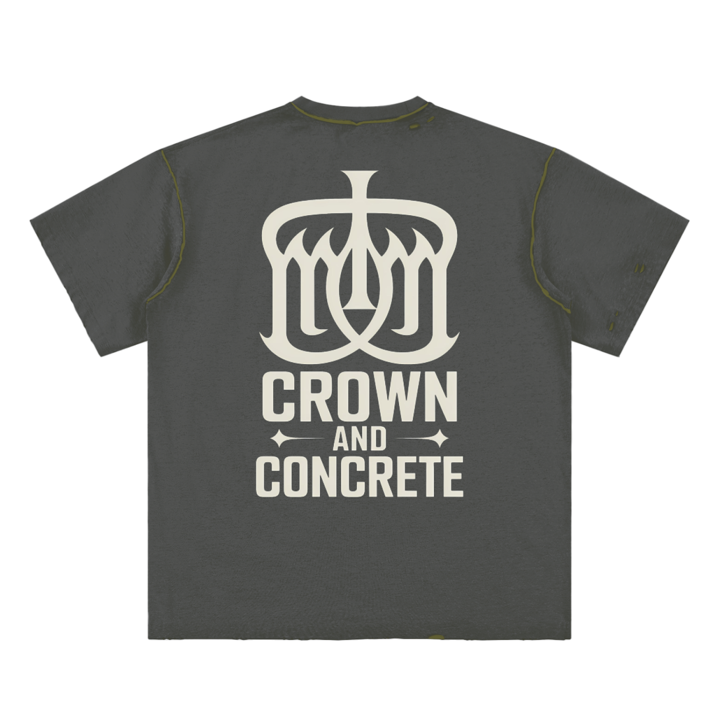 Hand-frayed Reversible T-shirt