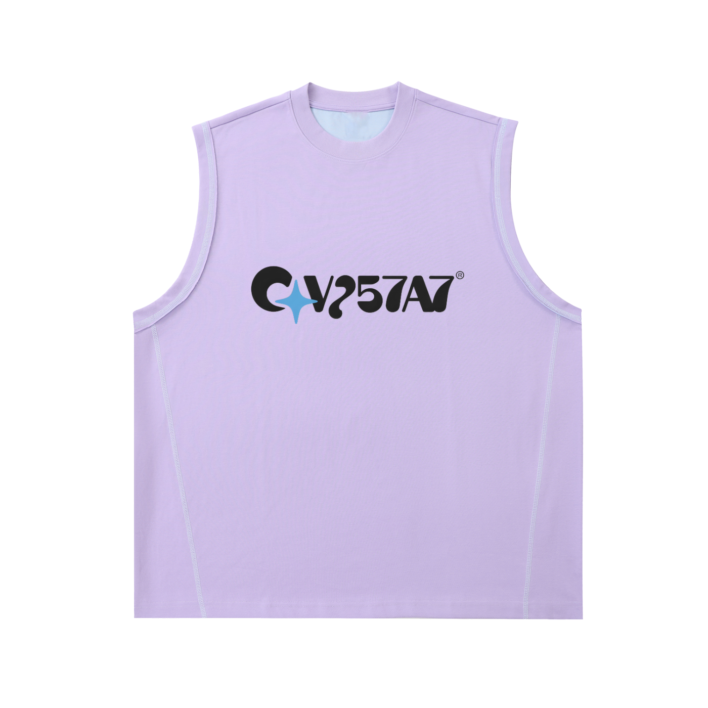 Contrast Panel Cooling Performance Tank Top Trippy 7v5a7