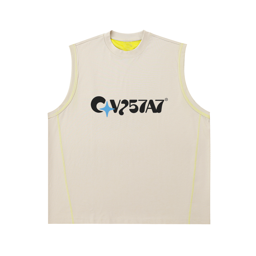 Contrast Panel Cooling Performance Tank Top Trippy 7v5a7