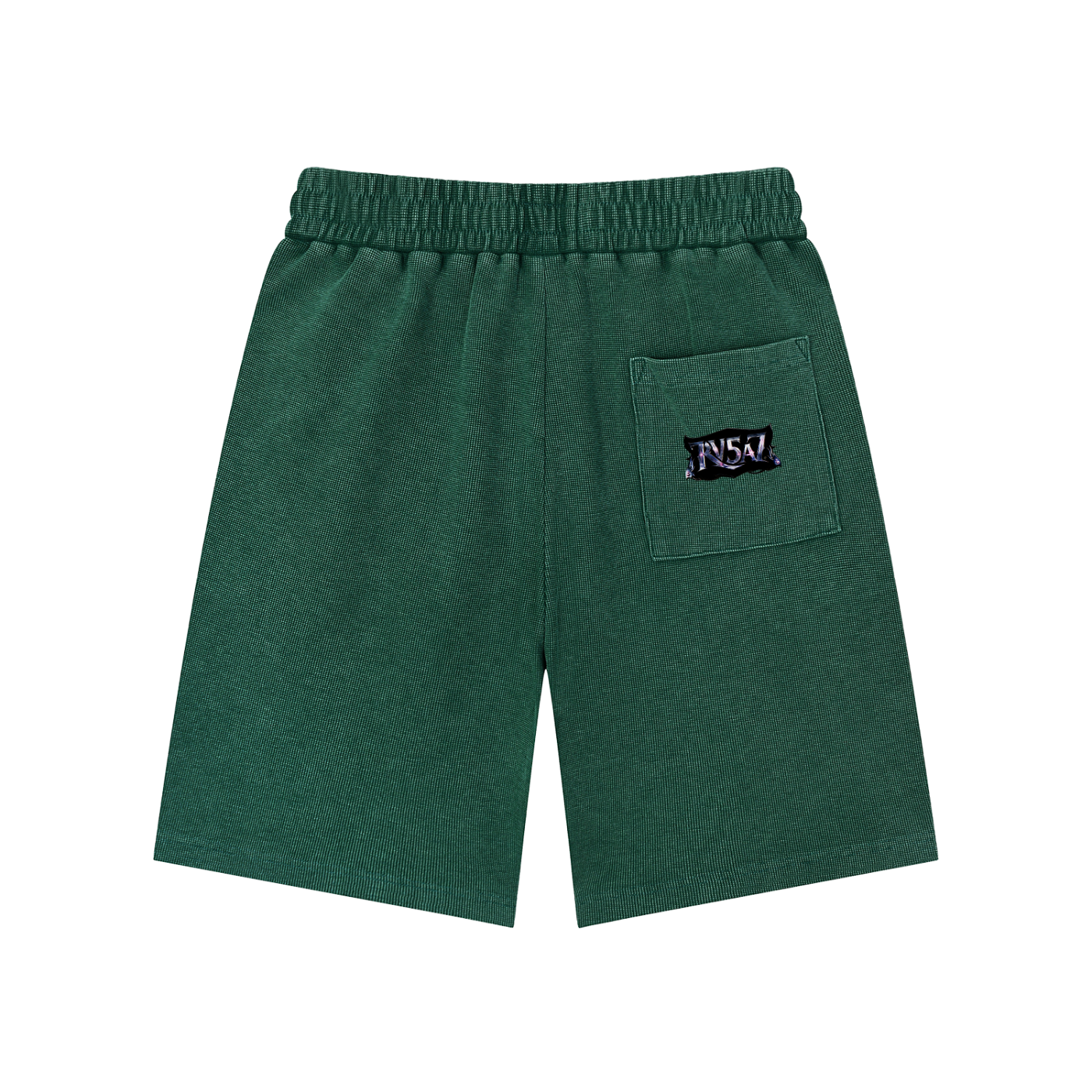 BUFU Wash Waffle Knit Shorts