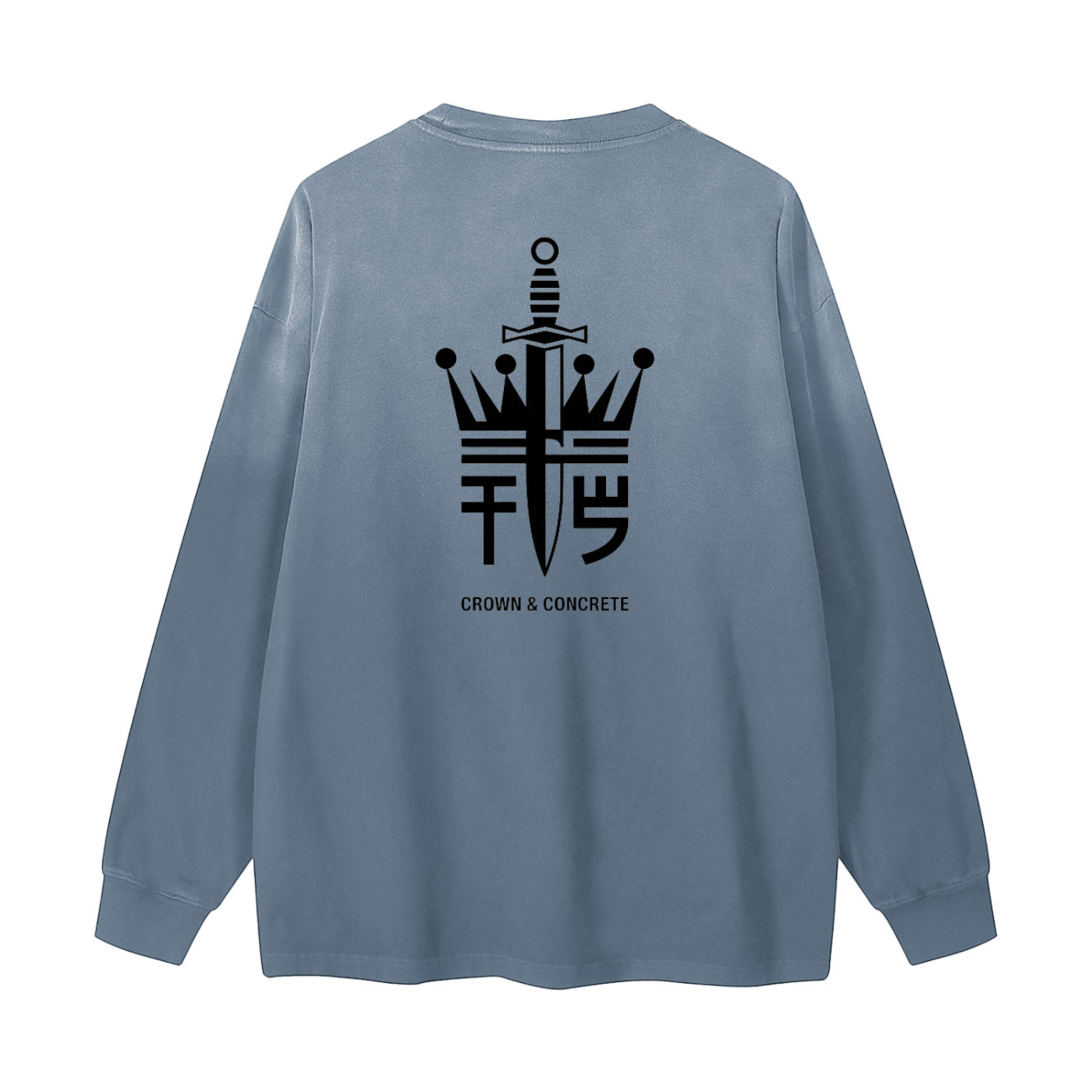 Gradient Washed Long Sleeve T-Shirt