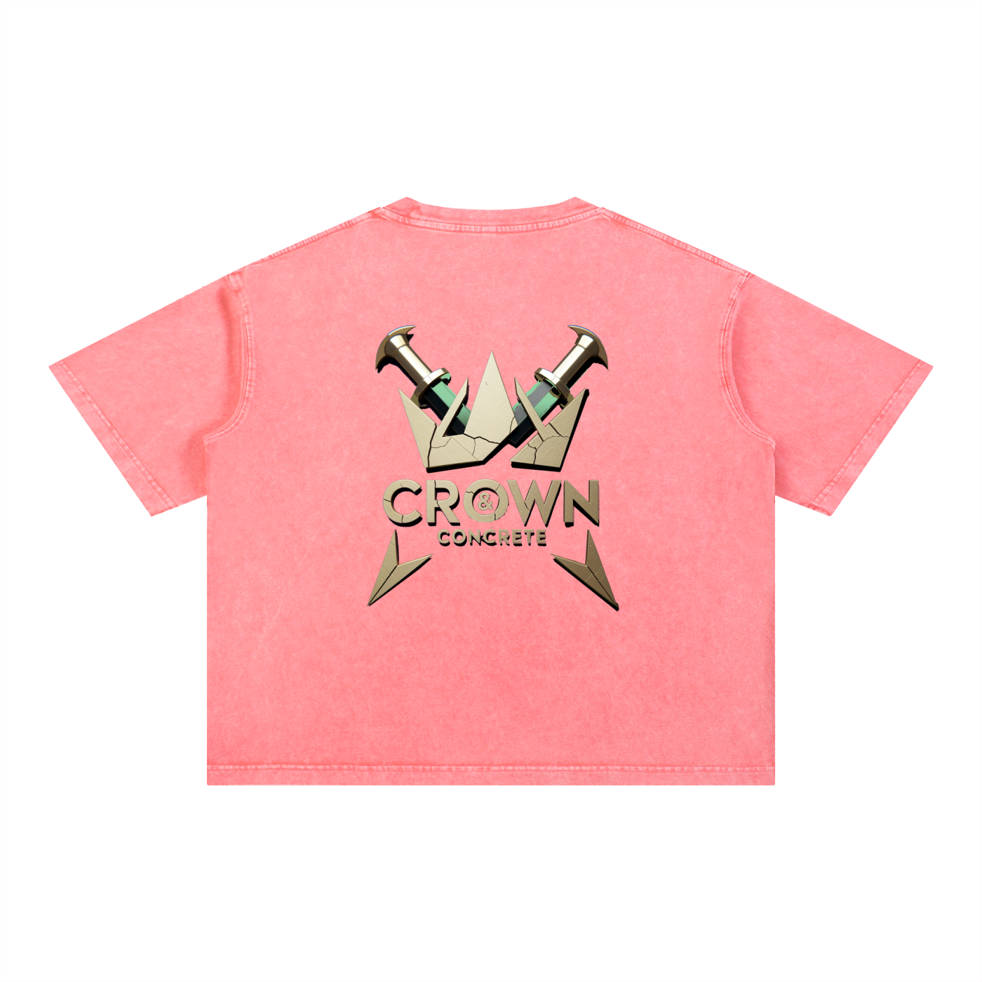 Mineral Wash NO BS Boxy Cotton T-Shirt