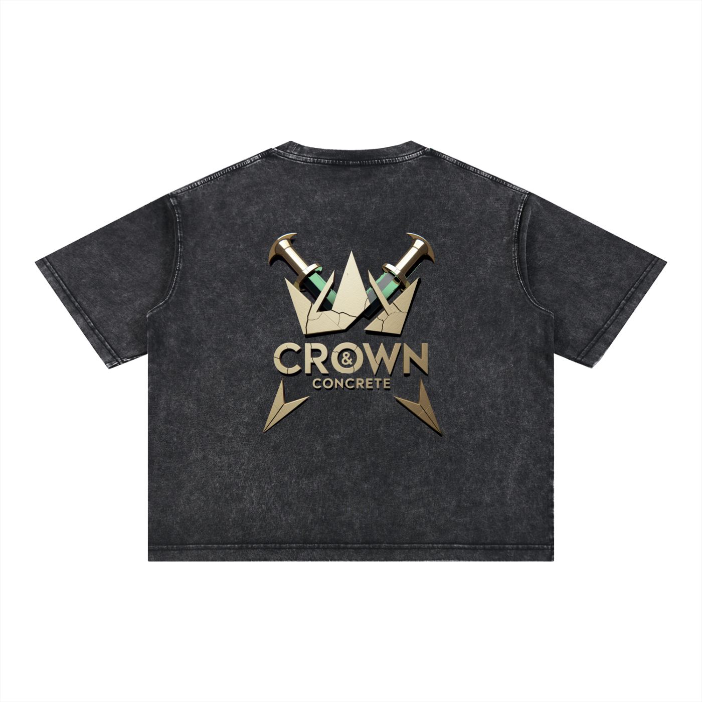 Mineral Wash NO BS Boxy Cotton T-Shirt
