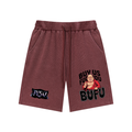 BUFU Wash Waffle Knit Shorts