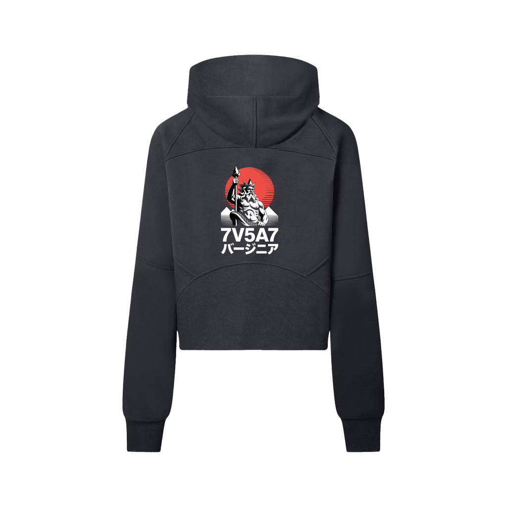 Cropped Half-Zip Hoodie 7v5a7