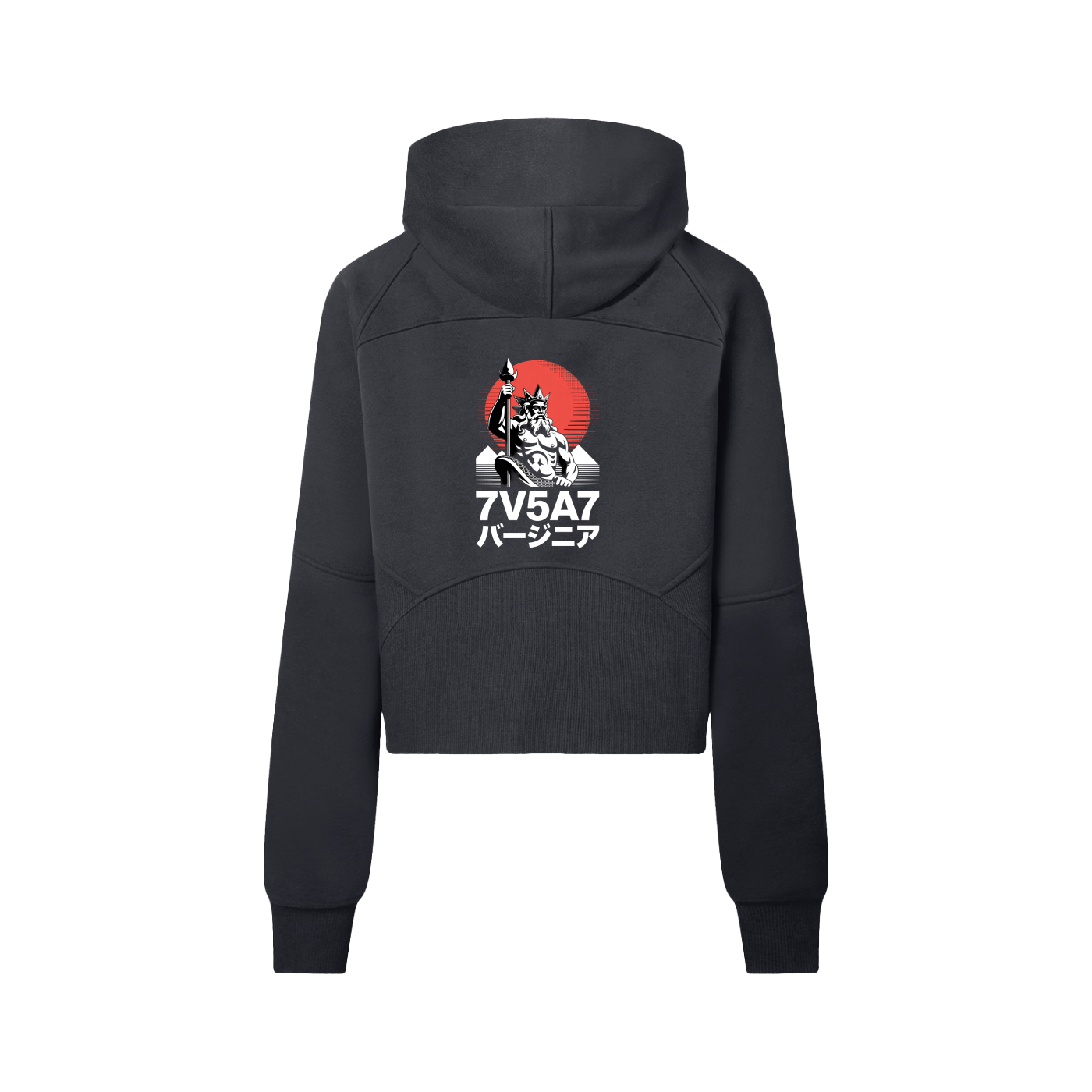 Cropped Half-Zip Hoodie 7v5a7