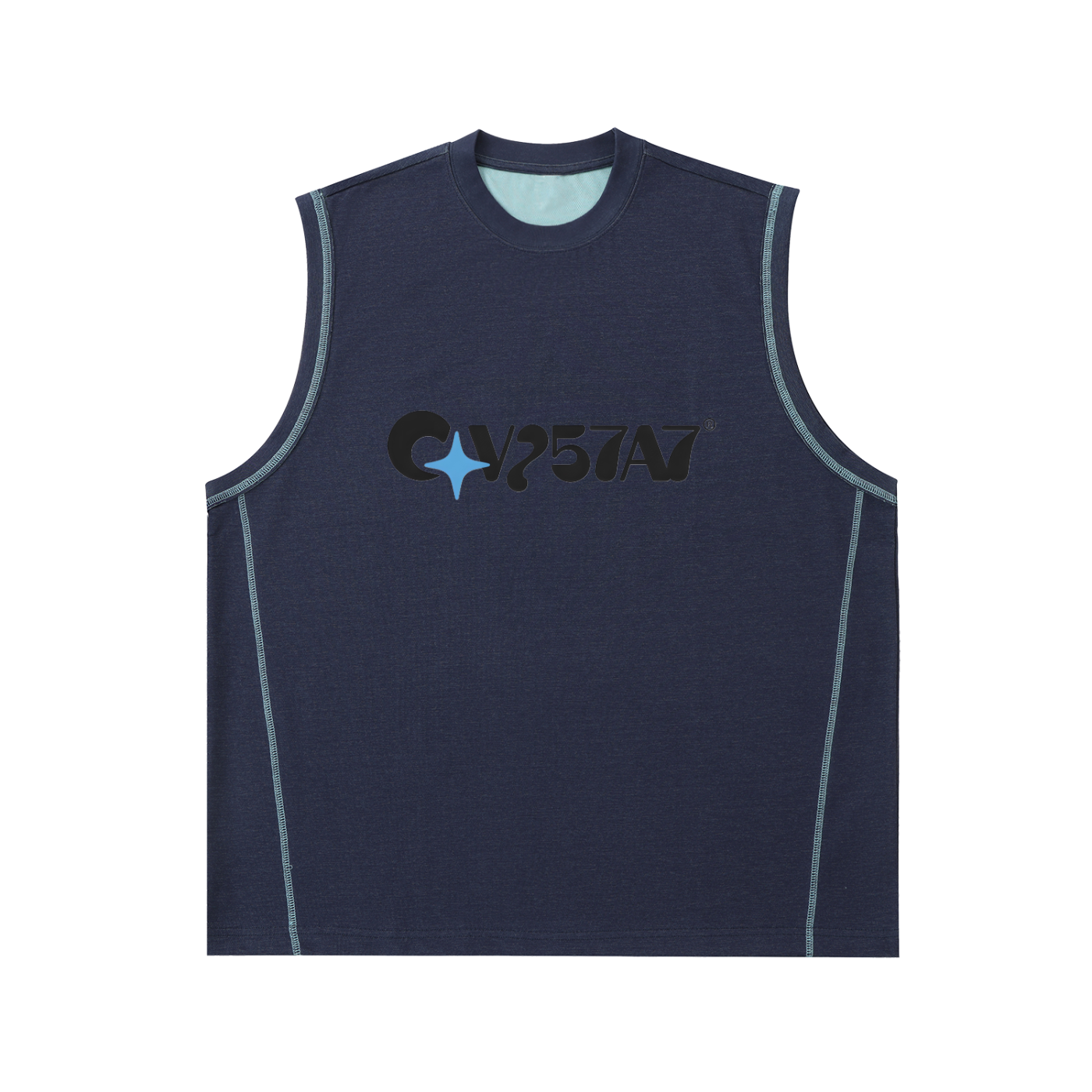 Contrast Panel Cooling Performance Tank Top Trippy 7v5a7