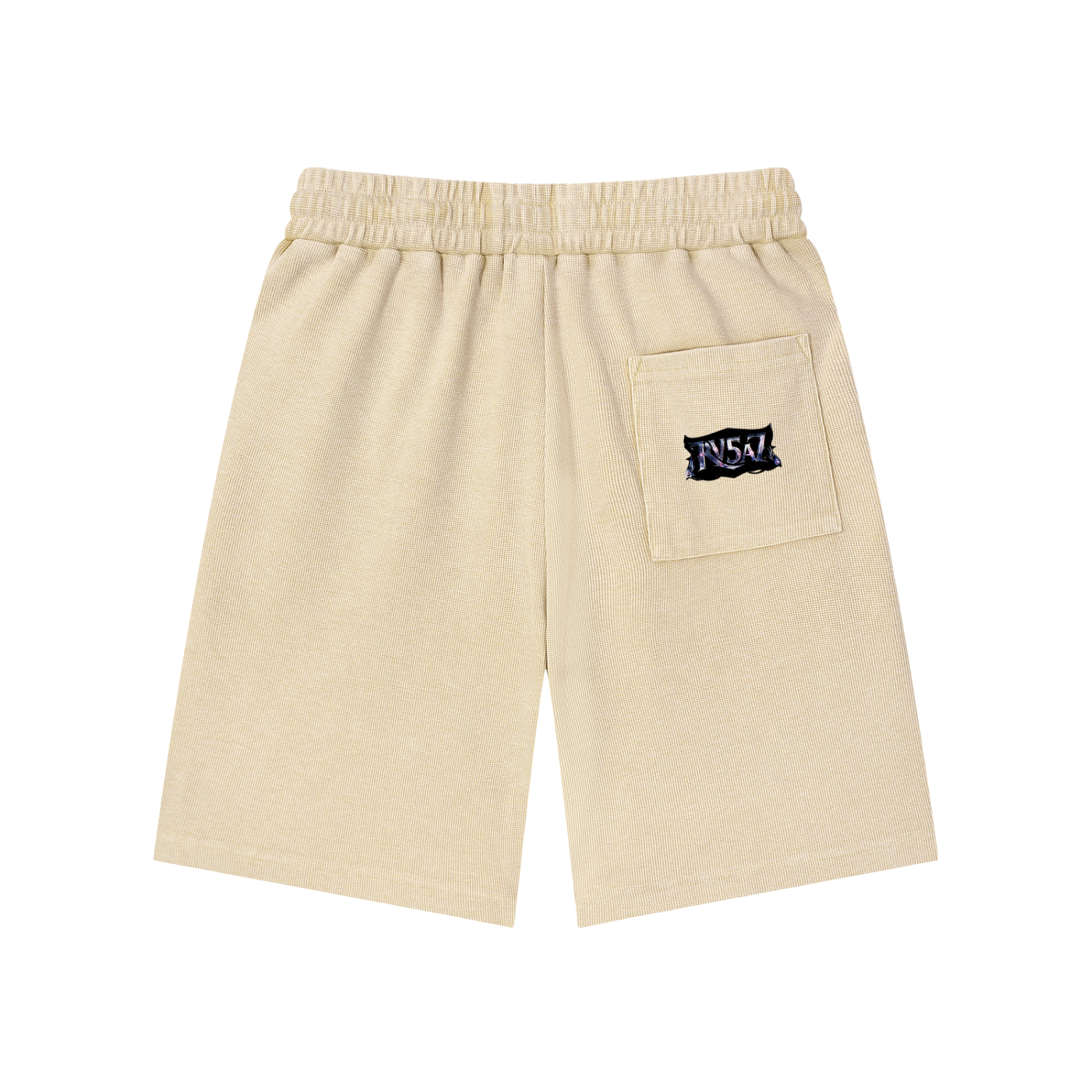 BUFU Wash Waffle Knit Shorts