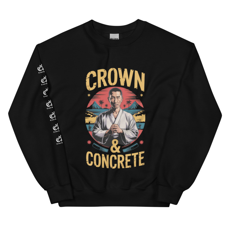 Crown and Concrete KungPOW Sweatshirt / Black / S