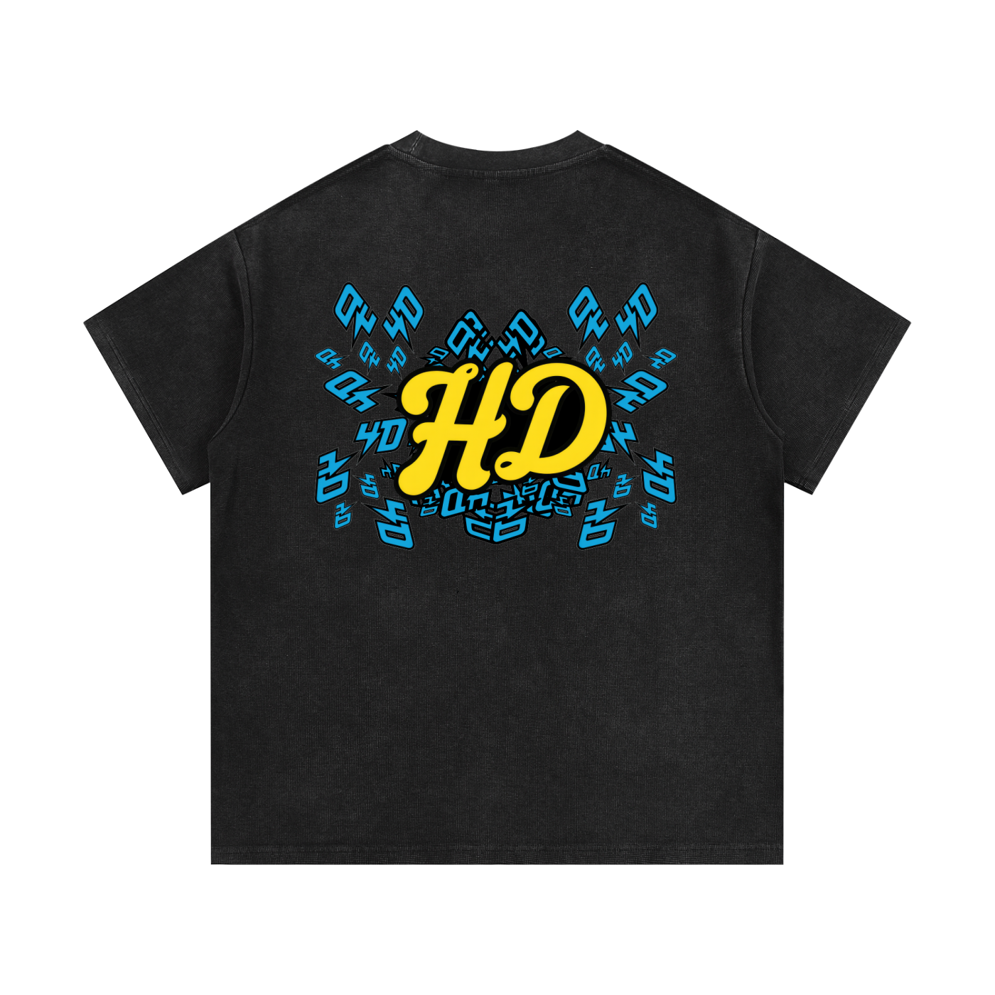 Mineral Wash Waffle Knit T-Shirt
