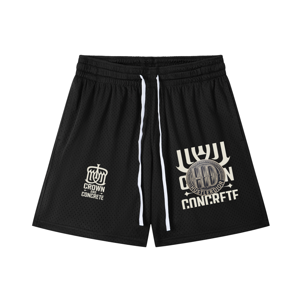HD Mesh Drawstring Shorts