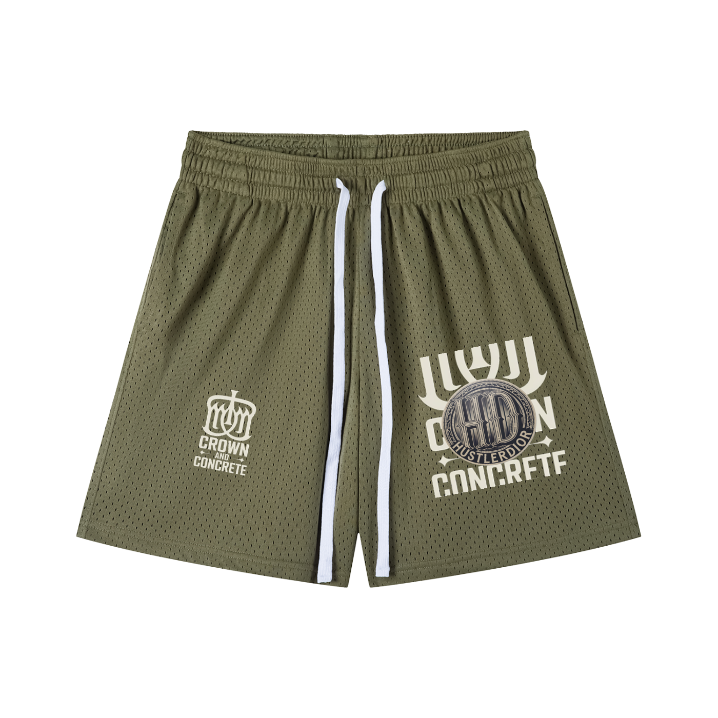 HD Mesh Drawstring Shorts