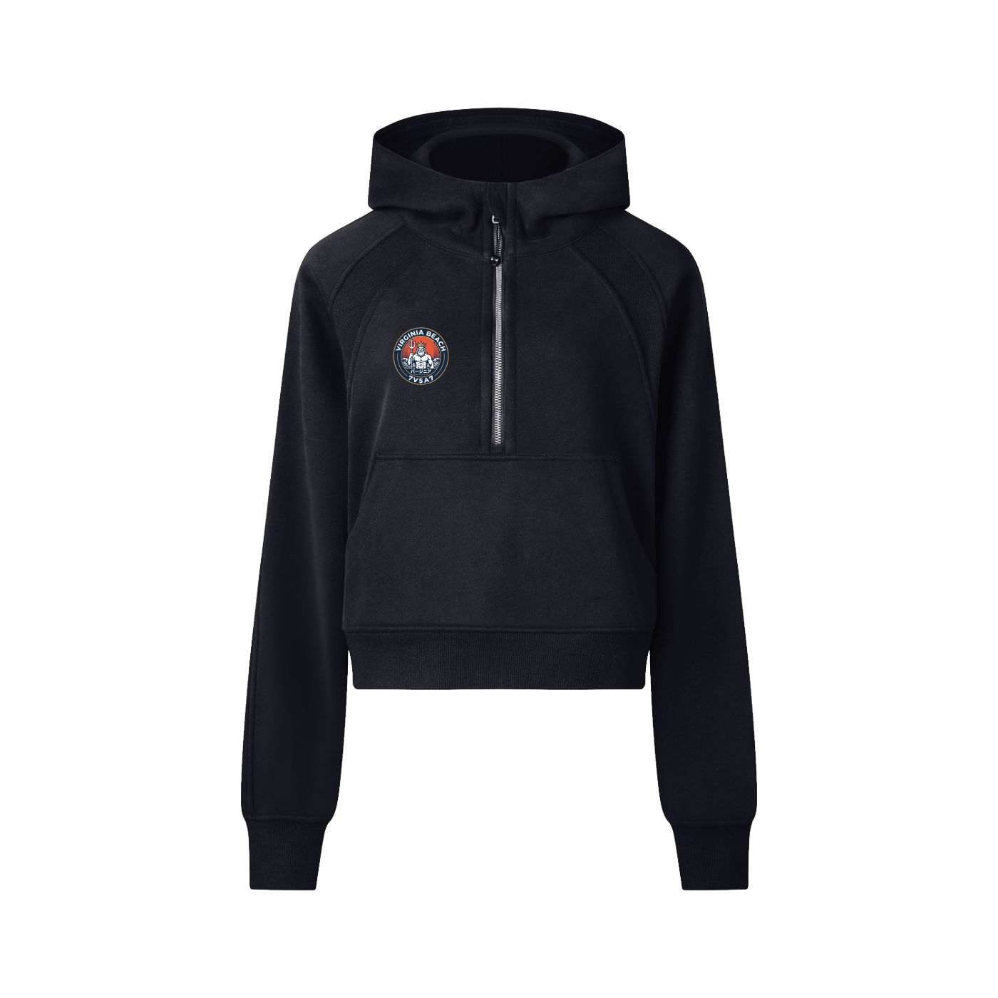 Cropped Half-Zip Hoodie 7v5a7