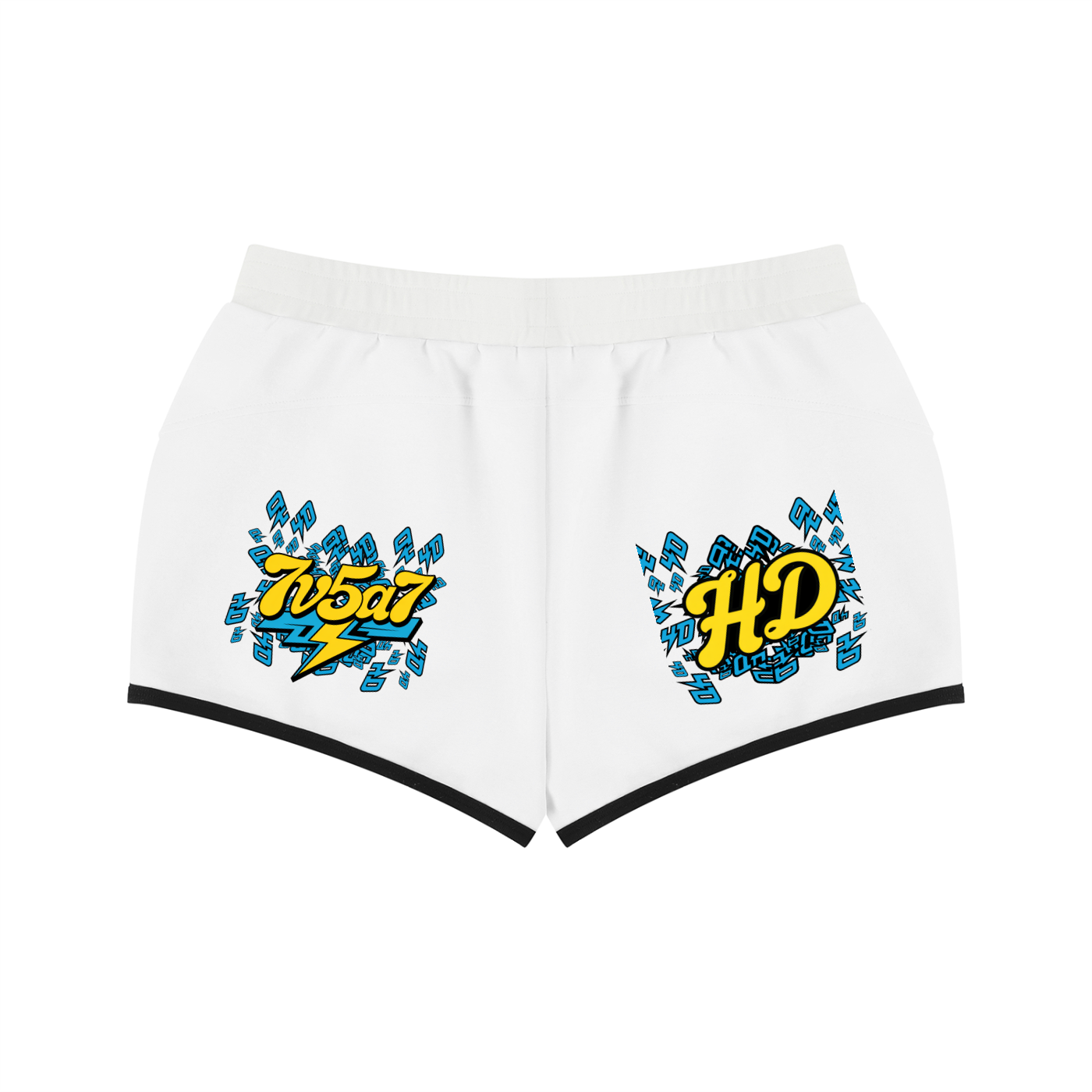 Women's Retro Contrast Binding Shorts